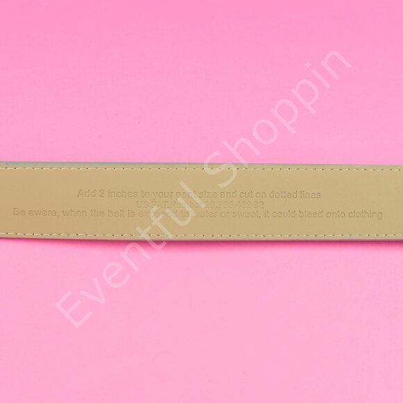 Neubelt Ratchet Belt Mens 38 Gray Precut Vegan Leather - Picture 6 of 9